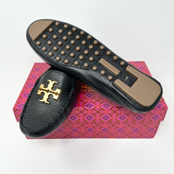 Tory Burch Everly Driver Black Leather - Picture 4 of 6